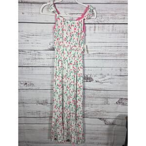 Rumi & Ryder XL 16-18 Flora Maxi Dress Pink Sleeveless and Pink Bralette